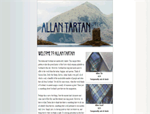Tablet Screenshot of allentartan.com